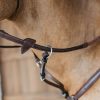 1/2" Rubber Reins with 7 leather loops and plaited finish - Image 2