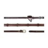 1/2" Rubber Reins With 7 Leather Loops - Image 2