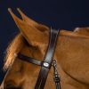 Flat Leather Bridle With Snap Hooks - Image 3