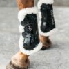 Vegan Sheepskin Tendon Boots Bamboo Elastic - Image 6