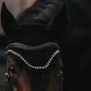 Black Swarovski V-Shaped Browband - Image 4