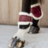 Vegan Sheepskin Young Horse Fetlock Boots Velvet - Image 18