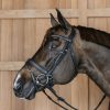 Plaited Flash Noseband Bridle with Pull back - Image 8