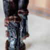 Vegan Sheepskin Tendon Boots Bamboo Elastic - Image 21