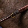 1/2" Howlett Rubber Reins With 7 Leather Loops - Image 3