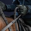 1/2" Rubber Reins With 7 Leather Loops - Image 3