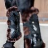 Vegan Sheepskin Tendon Boots Bamboo Elastic - Image 20