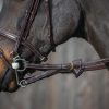 1/2" Converter Rubber Reins With 7 Leather Loops - Image 1
