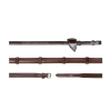 1/2" Rubber Reins With 7 Leather Loops - Image 2