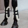 Vegan Sheepskin Tendon Boots Velcro - Image 13
