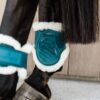 Vegan Sheepskin Young Horse Fetlock Boots Velvet - Image 14