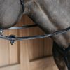 1/2" Rubber Reins with 7 leather loops and plaited finish - Image 4