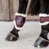 Vegan Sheepskin Young Horse Fetlock Boots - Image 6