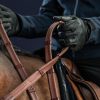 1/2" Rubber Reins With 7 Leather Loops - Image 1